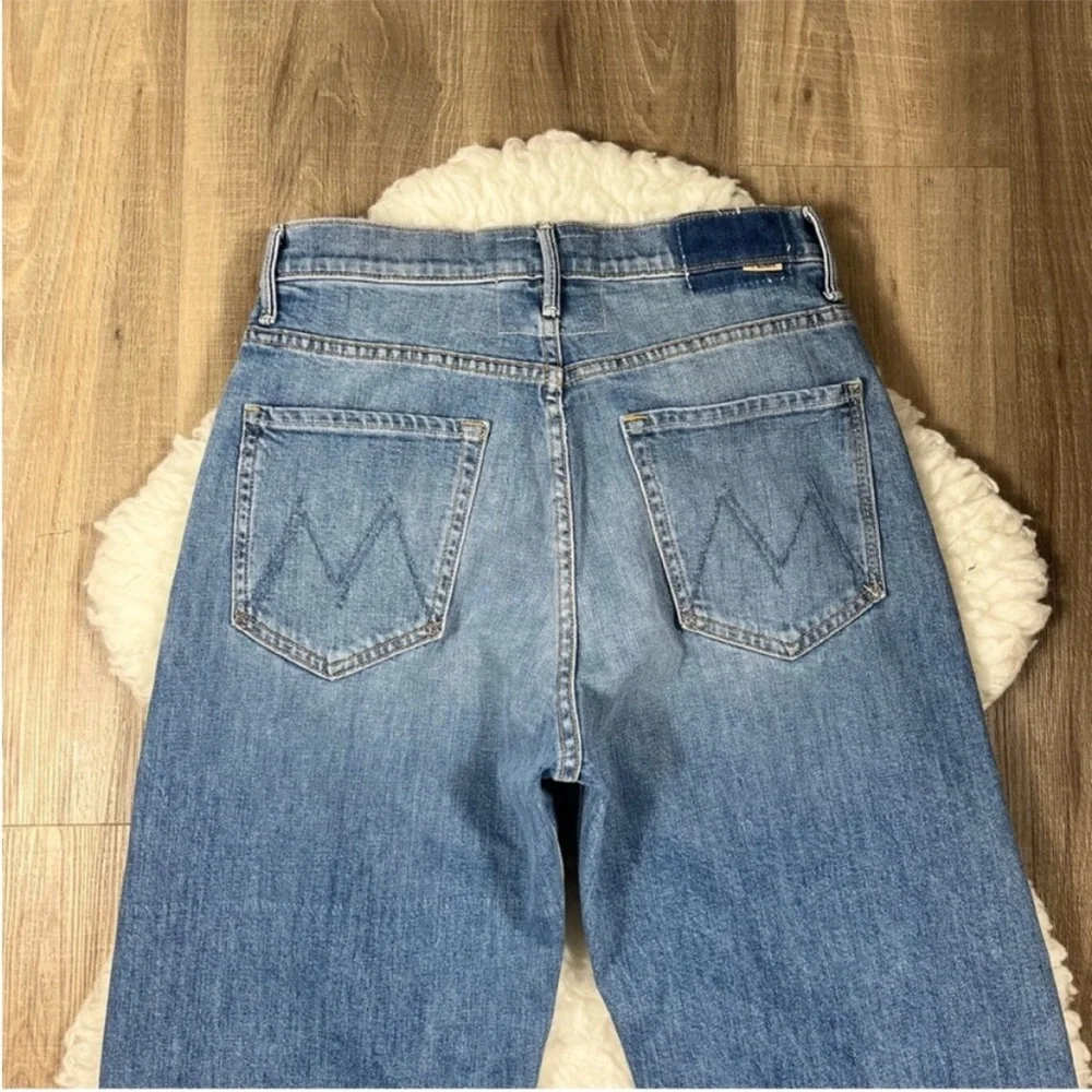 NEW Mother Superior The Lasso heel wide leg jeans - Picture 13 of 13